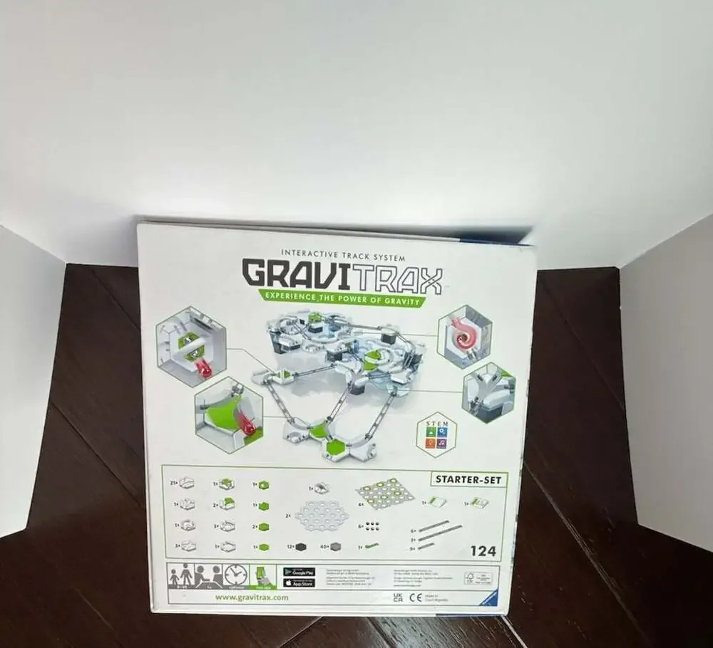 Ravensburger GraviTrax Starter-Set Interactive Track System Marble Run 124 Piece